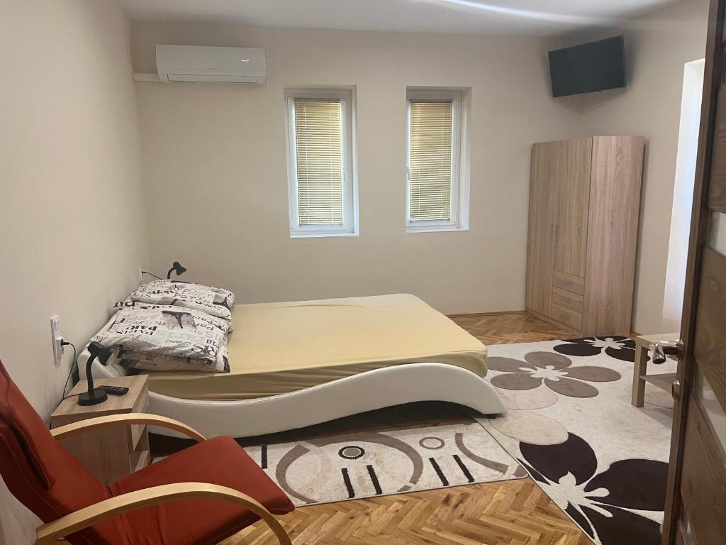 Postel nebo postele na pokoji v ubytování Relax Bogács