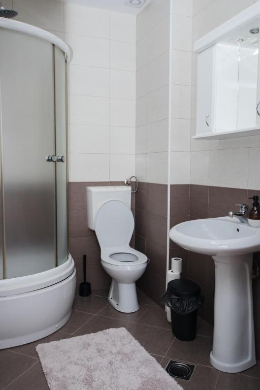 Koupelna v ubytování Apartman 21