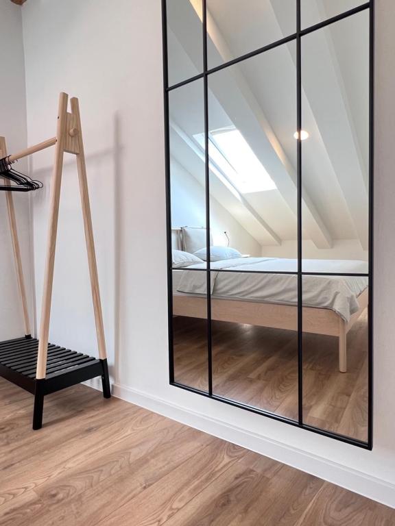 Łóżko lub łóżka w pokoju w obiekcie Apartments Forum 2
