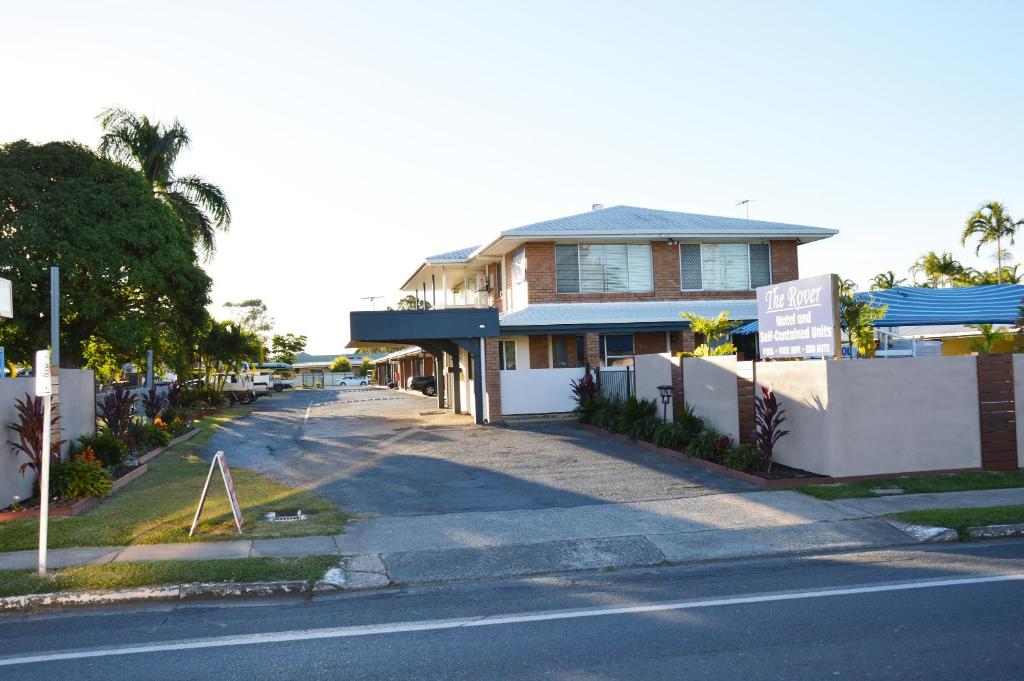 a house on the side of a street at Rover Motel in Mackay