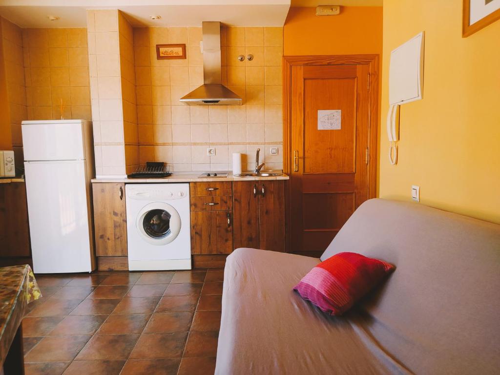Kuchyň nebo kuchyňský kout v ubytování El Balcón de Cabezuela Valle del Jerte