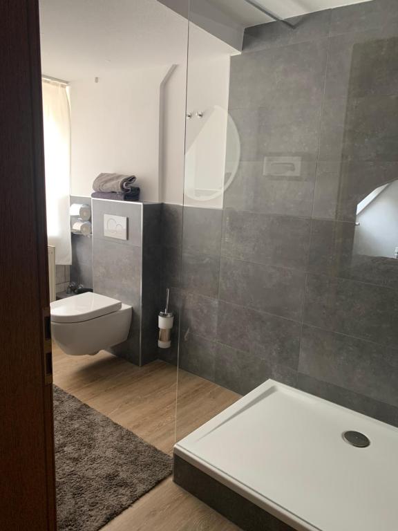 Koupelna v ubytování Hotel zur Post