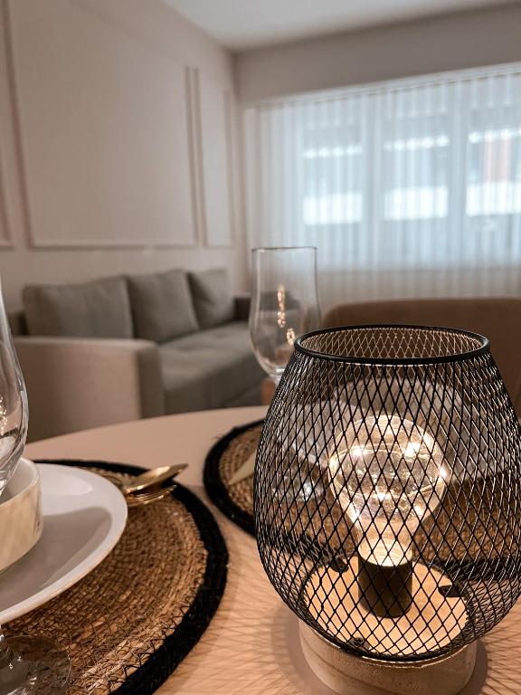 Χώρος καθιστικού στο Luxury apartment 2 Struga