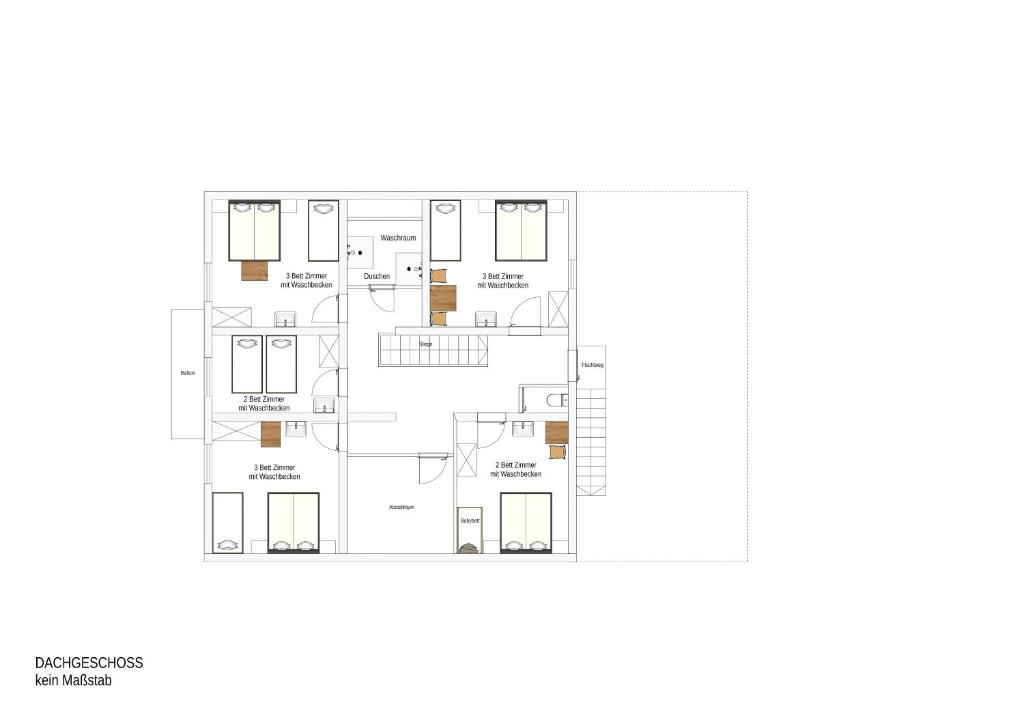 Plán poschodí v ubytovaní Ferienhaus Dankl