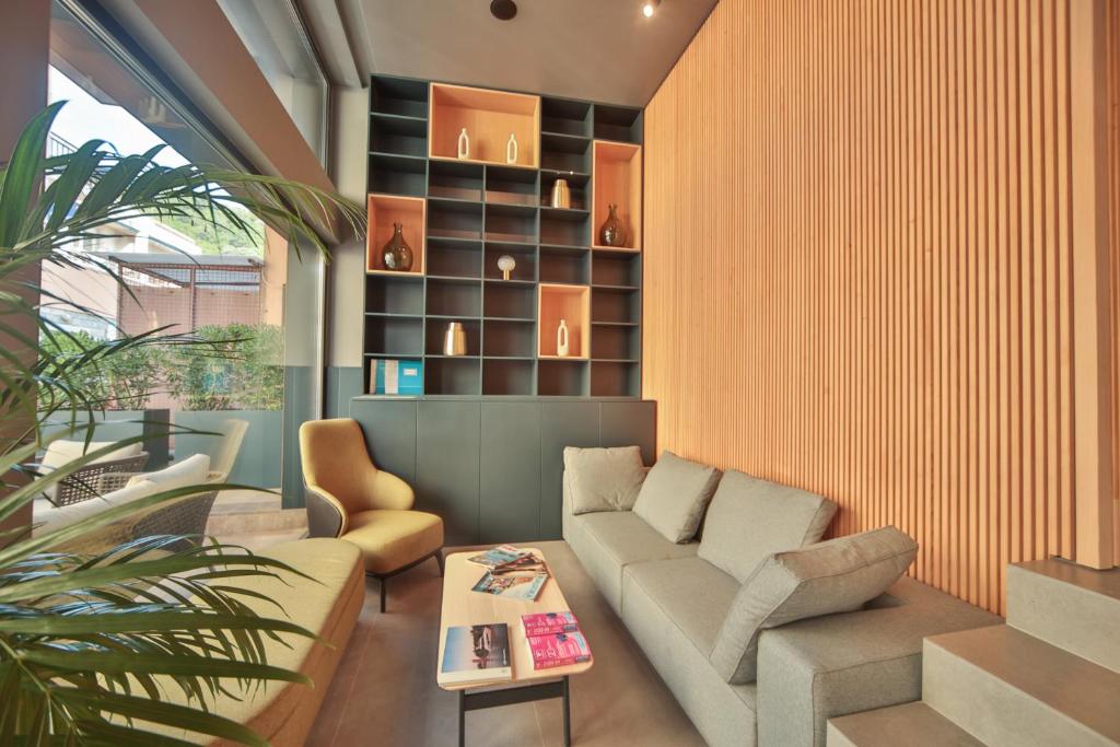 Posezení v ubytování Boutique Hotel Shell