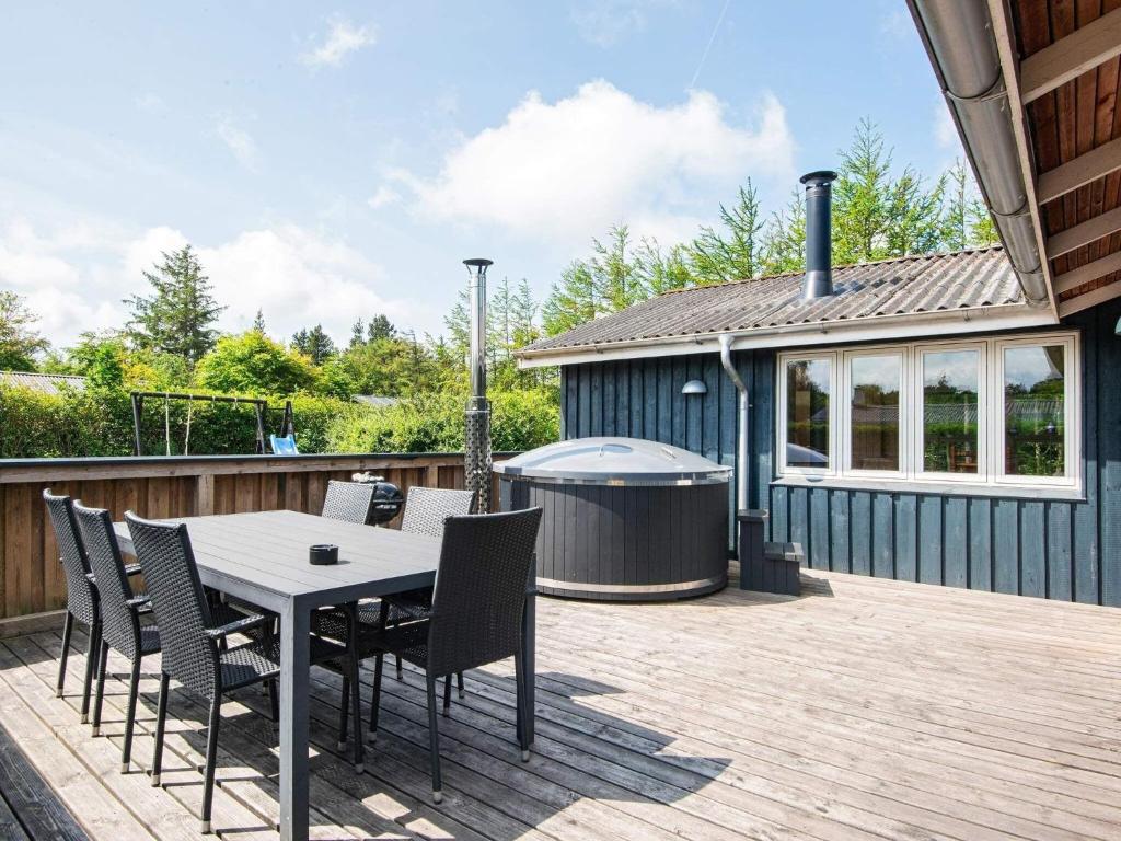 Balkón nebo terasa v ubytování Holiday home Ulfborg LXXVI