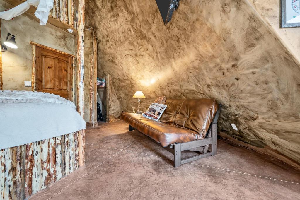 Posezení v ubytování Zion White Bison Glamping & RV Resort