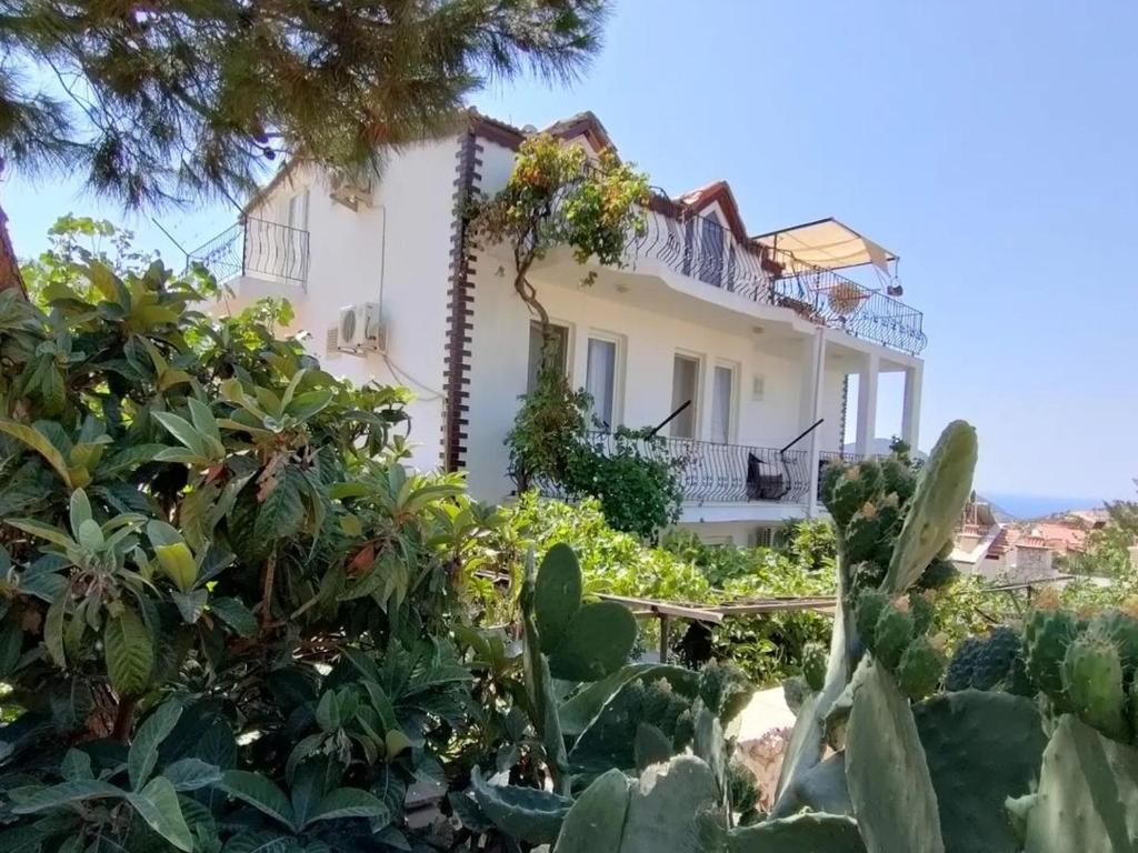 a house with a garden in front of it at ATHERİNA BUTİK OTEL in Kaş