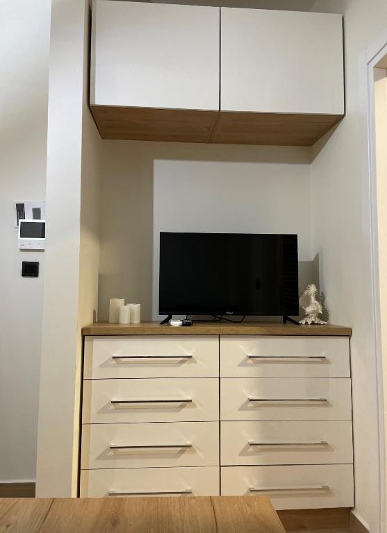 TV a/nebo společenská místnost v ubytování Apartment Maria