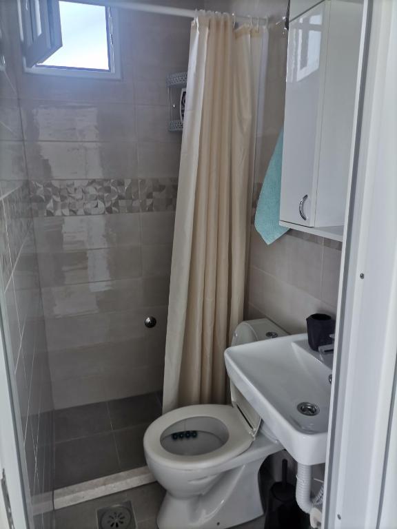 Koupelna v ubytování Apartments Stevanovic