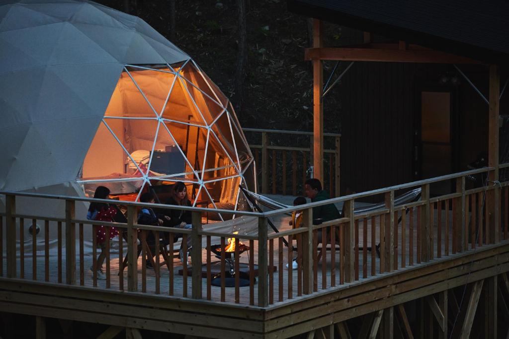 Hosté ubytování GLAMPING GATE 奈良