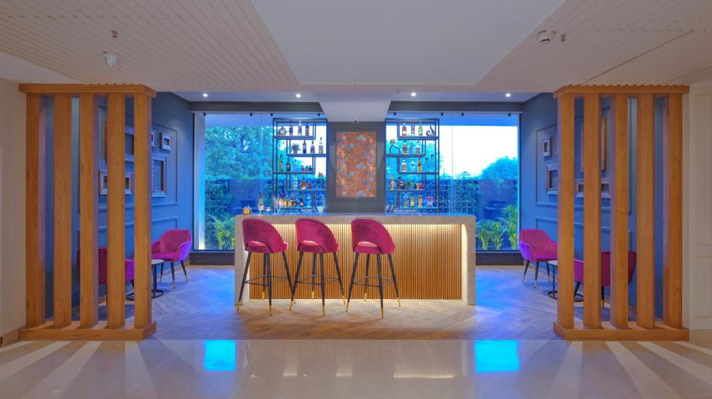 Posezení v ubytování Royale Sarovar Portico Agra