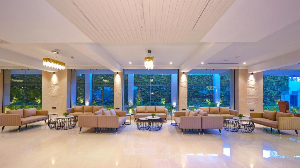 Posezení v ubytování Royale Sarovar Portico Agra