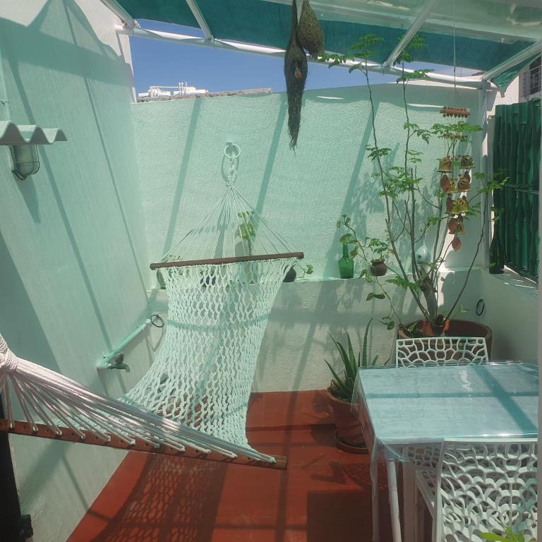 Balkón nebo terasa v ubytování La Maison Radha