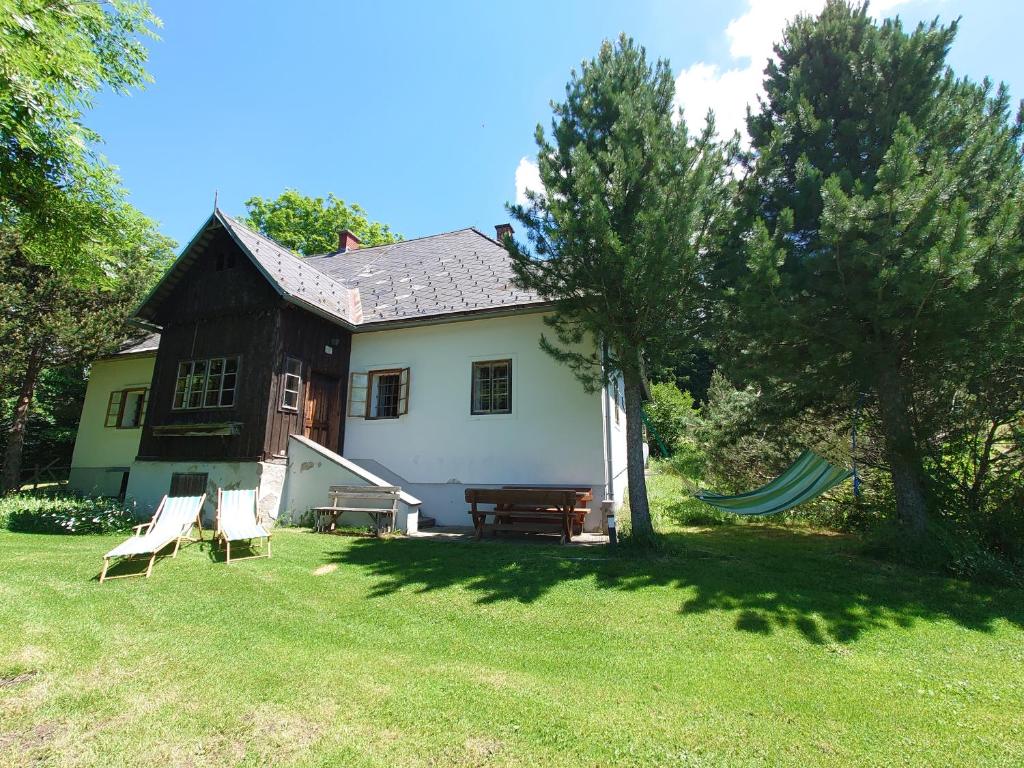 Zahrada ubytování Forsthaus Pracken