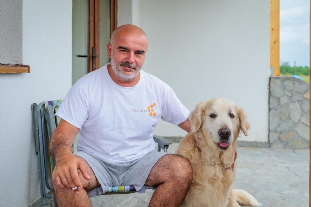 Domácí mazlíčci ubytovaní s hosty v ubytování Casa Teodor