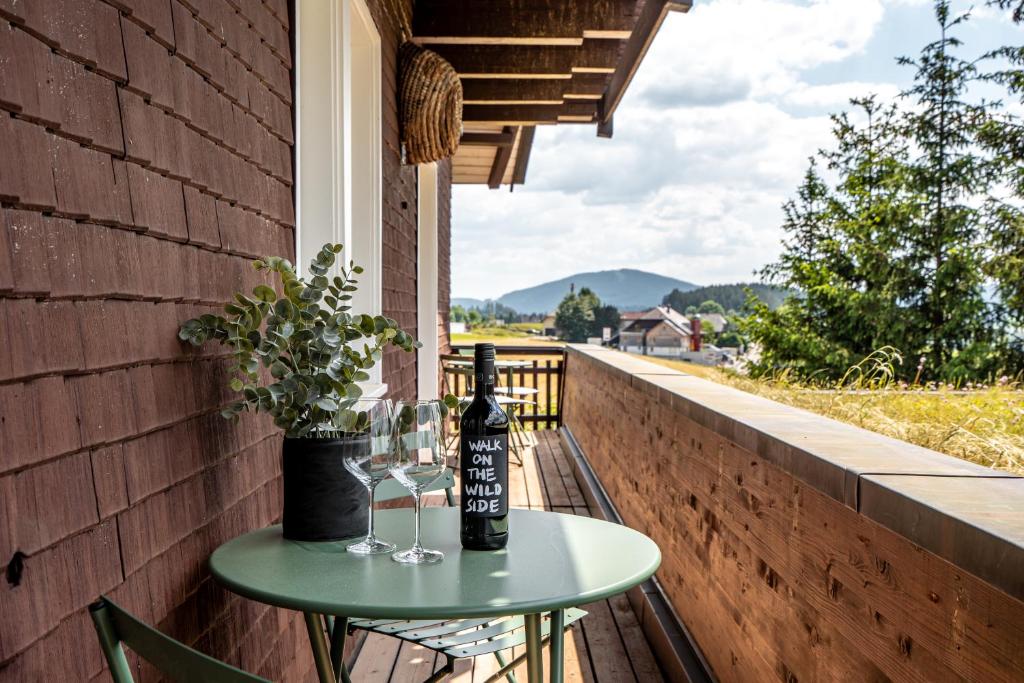 Nespecifikovaný výhled na hory nebo výhled na hory při pohledu z hotelu