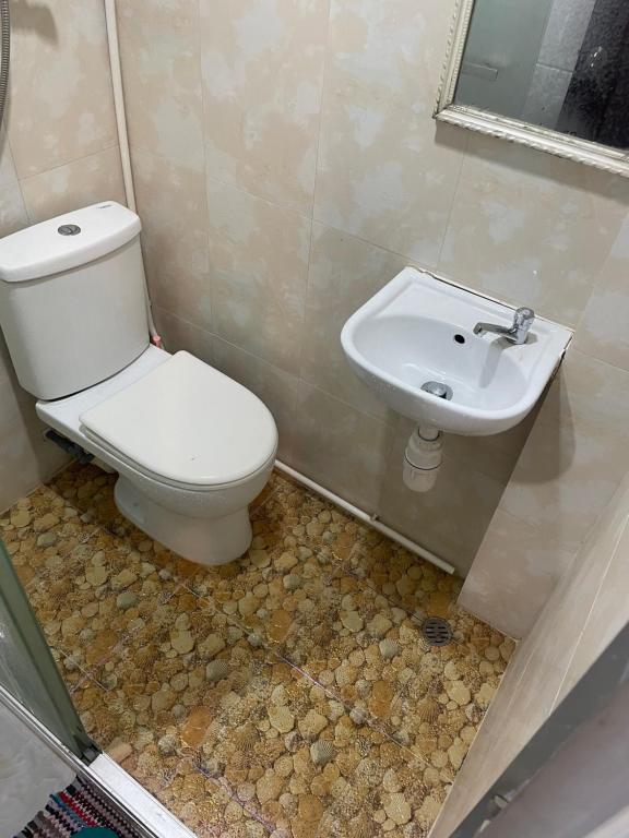 Koupelna v ubytování Relaince international hostel
