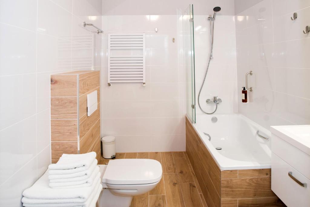Koupelna v ubytování Hotel 107