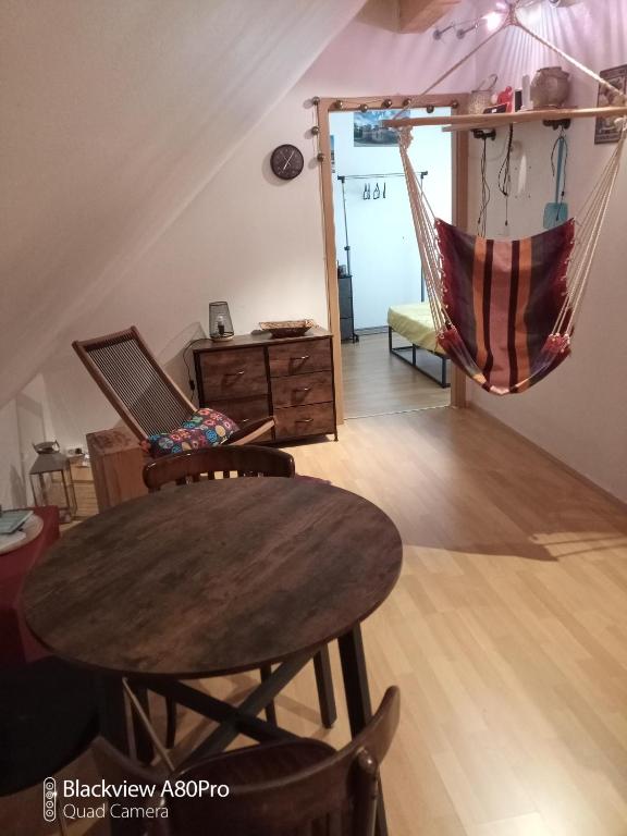 Posezení v ubytování Um Burebierg apartment 35m2
