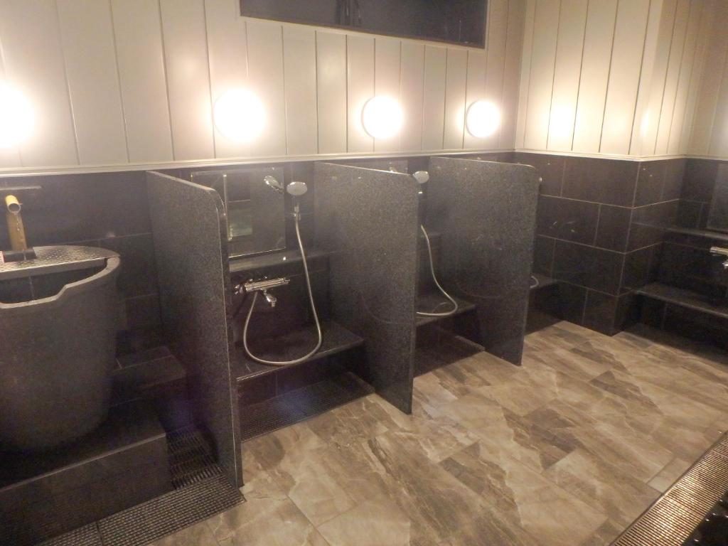 Koupelna v ubytování Hotel Livemax Premium Nagano Ekimae