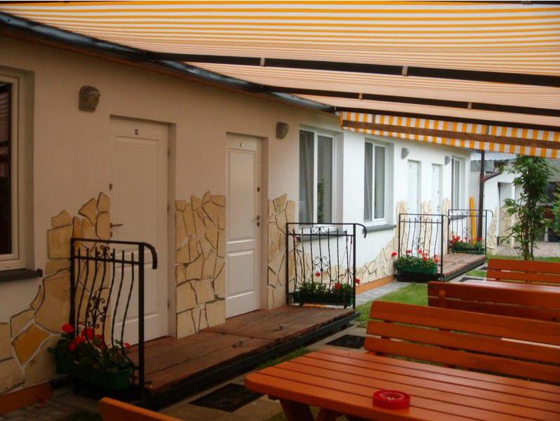 Balkón nebo terasa v ubytování Morska Bryza