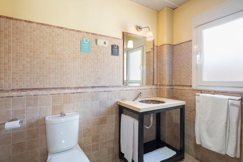 Koupelna v ubytování Hotel Alda Borox
