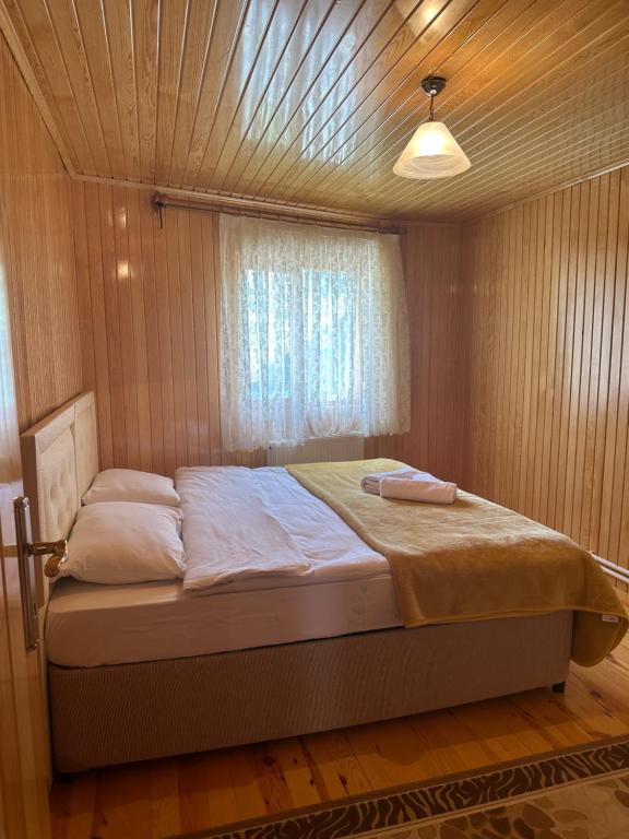 Postel nebo postele na pokoji v ubytování Demirkapı Brown House