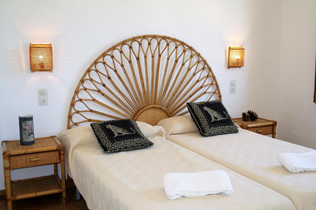 Postel nebo postele na pokoji v ubytování Apartaments Margarita Sabina Pinell