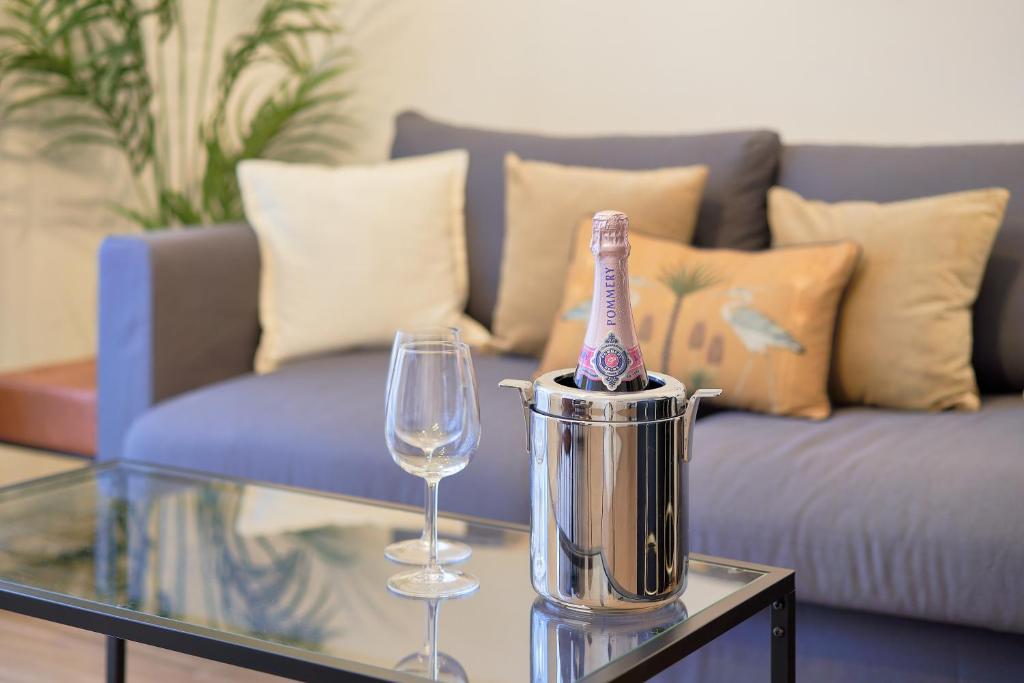 Nápoje v ubytovaní Apartamento exclusivo centro histórico