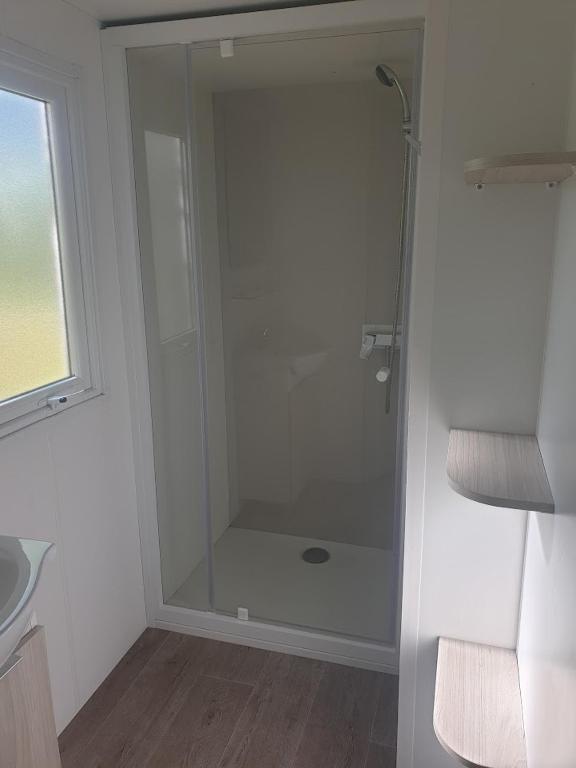 Koupelna v ubytování Camping Paradis Bellerive