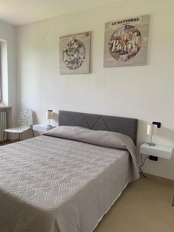 Postel nebo postele na pokoji v ubytování Corte Colombaron