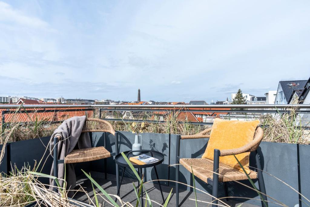 Balkón nebo terasa v ubytování Hotel Tide42