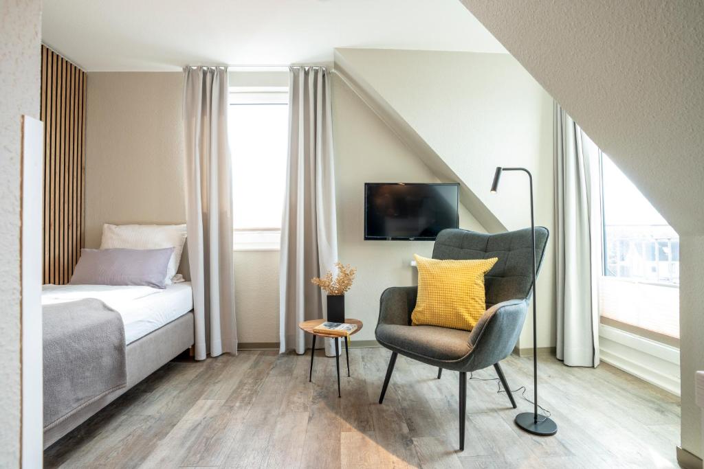 Postel nebo postele na pokoji v ubytování Hotel Tide42