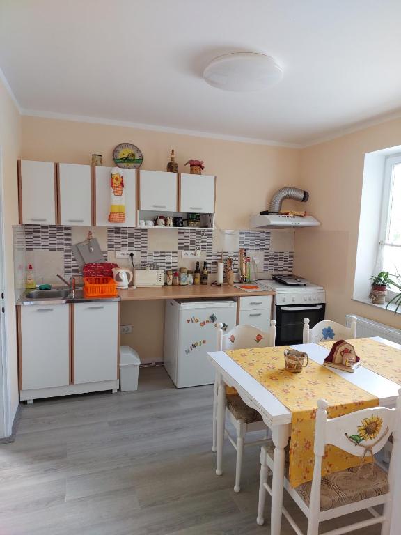 Kuchyň nebo kuchyňský kout v ubytování Apartman Nikola