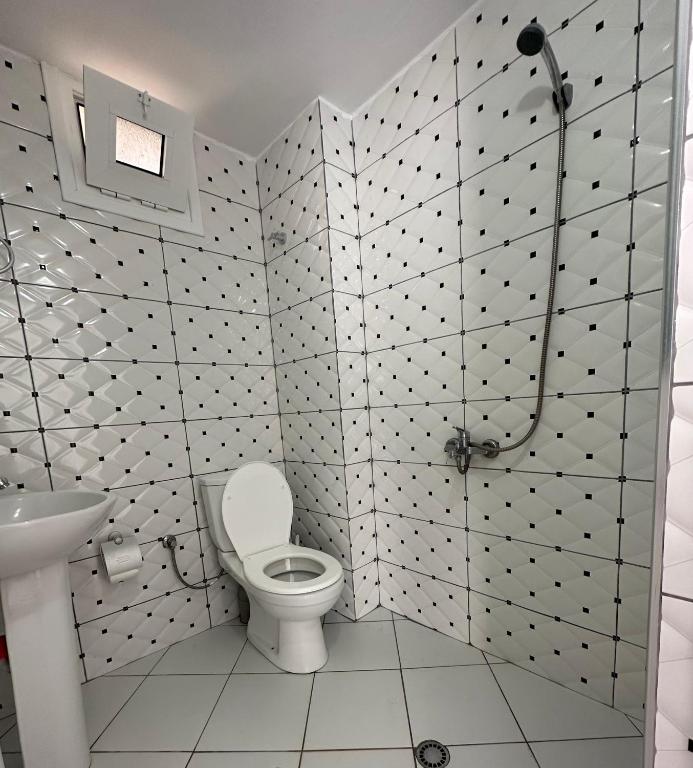Kúpeľňa v ubytovaní Joni Apartments
