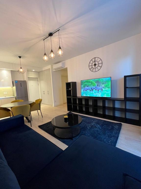 TV a/nebo společenská místnost v ubytování Apartman Julija