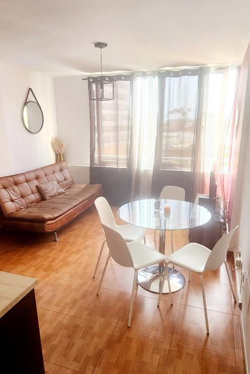 Posezení v ubytování Fun & Relax Apartment