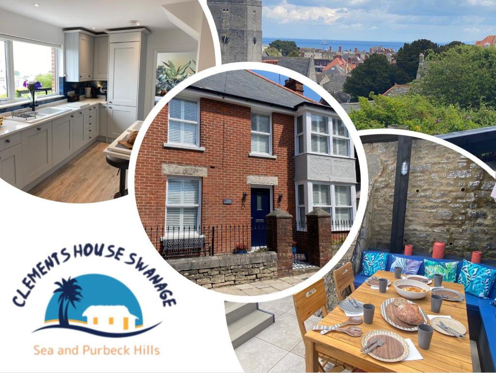 Posezení v ubytování Clements House Swanage