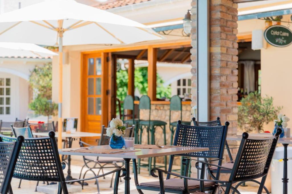 Restaurace v ubytování Valentino Corfu