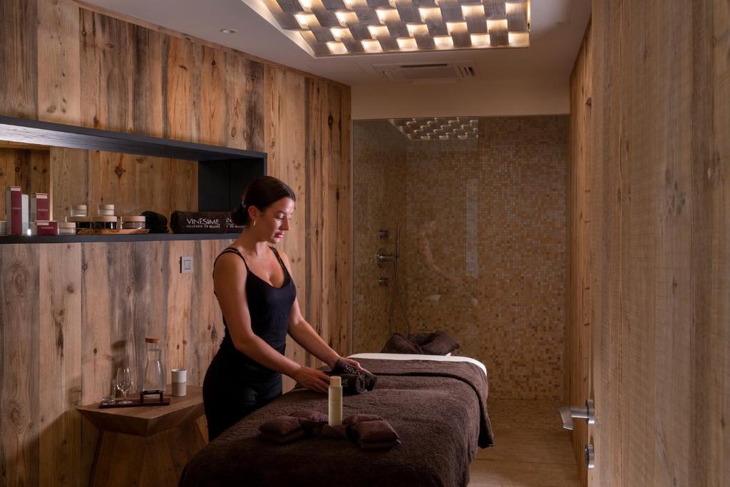 Lázně a/nebo wellness v ubytování Les Regalia Hôtel & Spa