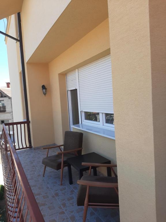 Balkón nebo terasa v ubytování City Park Rooms