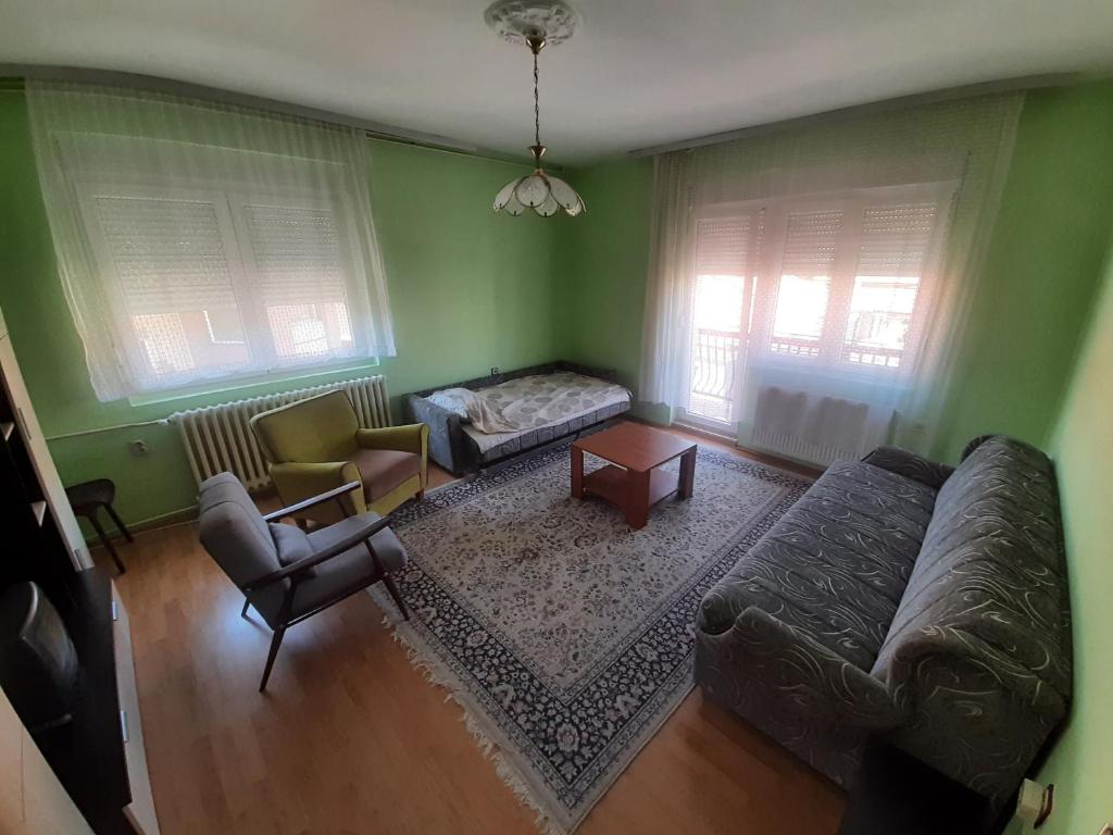 Posezení v ubytování City Park Rooms
