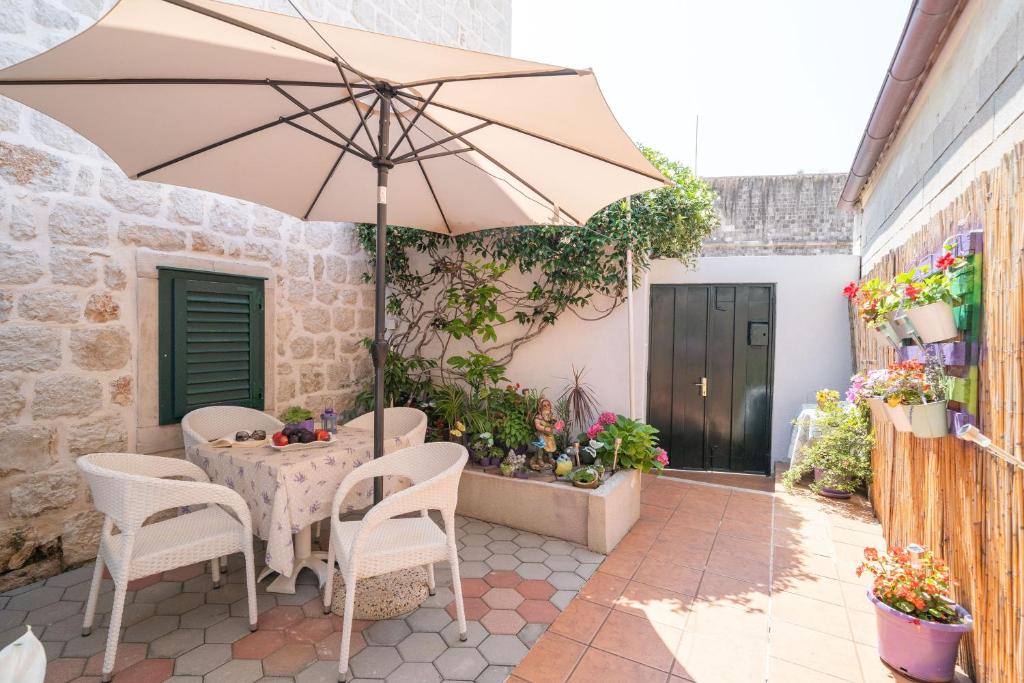 Patio nebo venkovní prostory v ubytování Apartment Santa