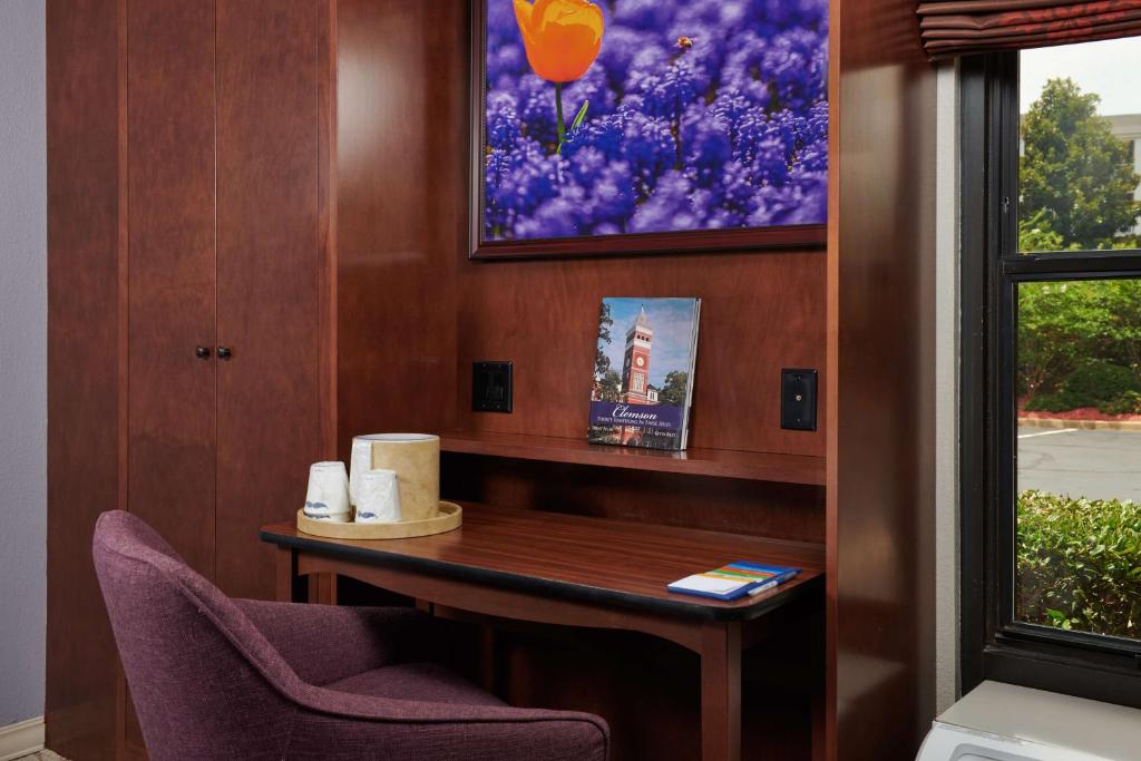 Hampton Inn Clemson - King Room With Sofa Bed And Study - Non-Smoking