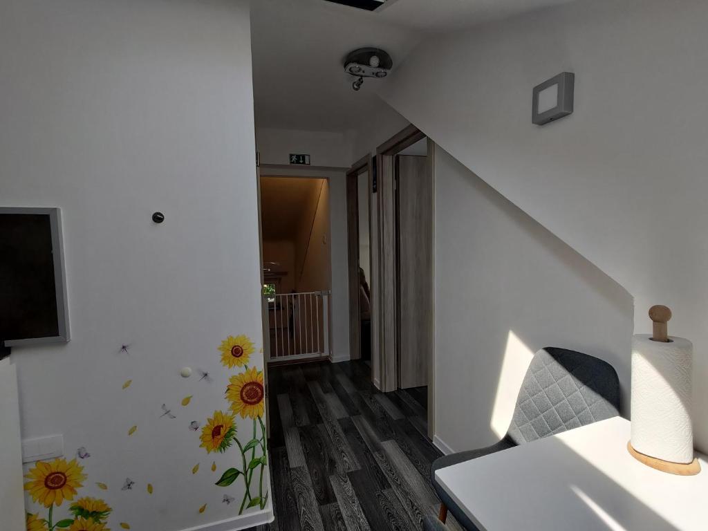 TV a/nebo společenská místnost v ubytování Apartment Juliet