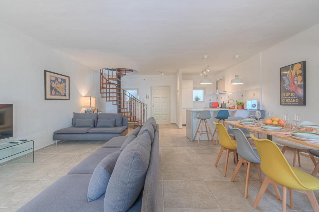 Posezení v ubytování VILLA INFINITY Vista Mare e Relax