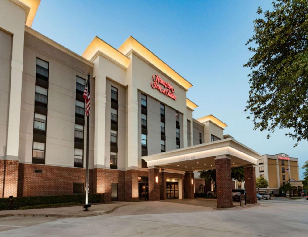 a rendering of the front of a hotel at Hampton Inn & Suites Dallas DFW Airport North Grapevine in Grapevine