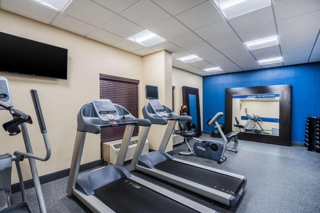 Fitness centrum a/nebo fitness zařízení v ubytování Hampton Inn Dover