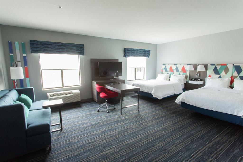 Hampton Inn & Suites Ankeny - Suite Estudio Con 2 Camas Grandes - No Fumadores
